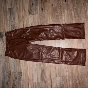 Joe’s Jeans - “Margot” Vegan Leather Jeans 
Size 26